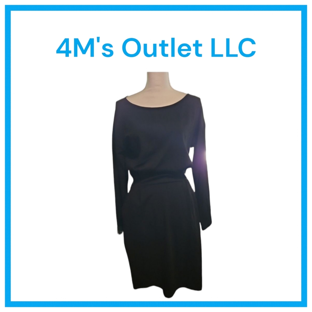 Women's Fashion Casual Long Sleeve Belted Party Bodycon Sheath Pencil Dress